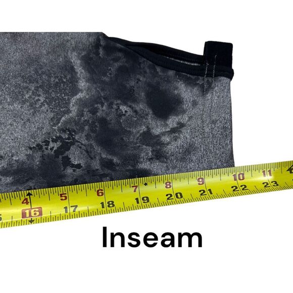 Hard Tail Capri Leggings Women's Medium Gray Pull-On Yoga High Rise Tie Dye NWT - Picture 4 of 7